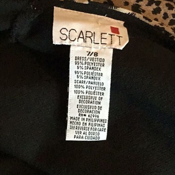 Maxi dress in black crepe like material in 7/8 - Picture 8 of 8